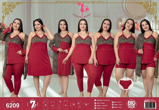 Women's Pajama Set(7 pieces)