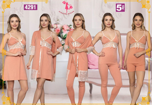 Women's Pajama Set(5 pieces)