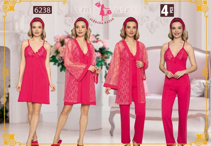 4-piece pajama set